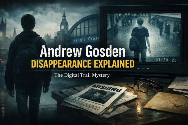 Andrew Gosden Disappearance Explained — What the Missing Digital Evidence Reveals 1 Andrew Gosden Disappearance Explained